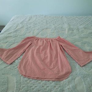 Beach Lunch Lounge Women's Summer Blouse 100% Cotton Size S